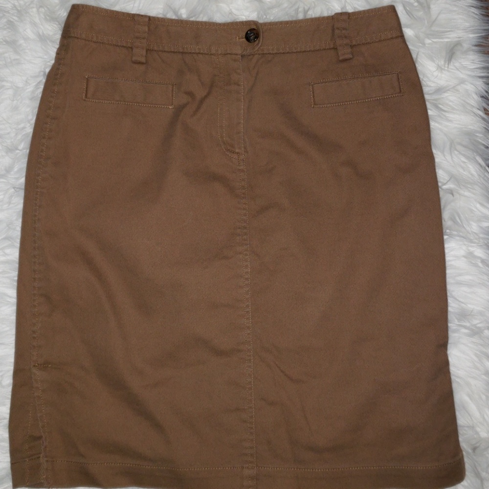Etcetera Tan Skirt